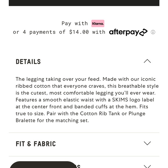 Skims ribbed leggings - Picture 9 of 9